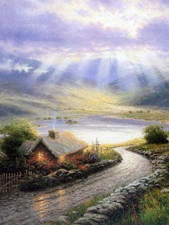 Thomas Kinkade - wallpaper preview