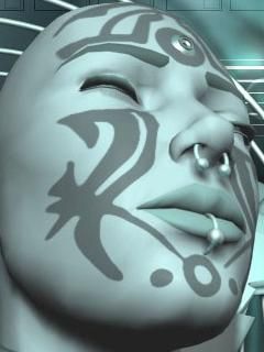 face tattoo - wallpaper preview