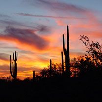 Arizona Sunset - wallpaper preview