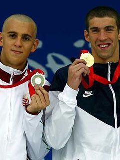 Cseh LĂˇszlĂł - Michael Phelps - Beijing 2008