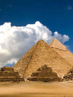 Pyramids of Giza - Egypt - wallpaper preview
