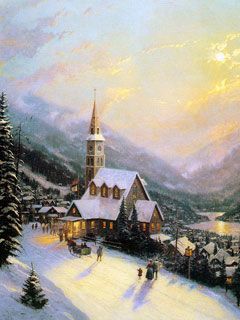 Thomas Kinkade - wallpaper preview