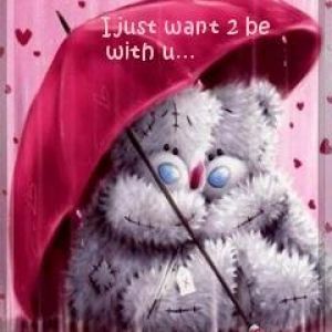 Teddy Bear Adorable con Paraguas