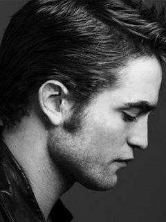 Retrato de Perfil de Robert Pattinson