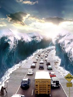 Ola de tsunami épica