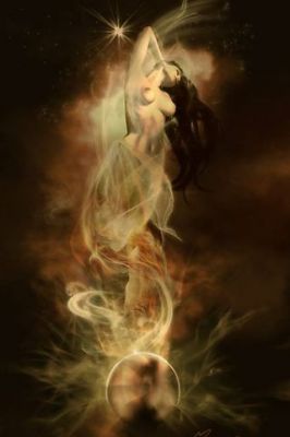 Arte Fantástico de una Mujer Mística