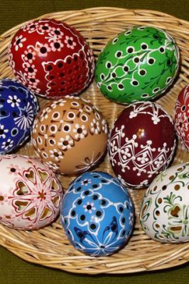Huevos de Pascua Coloridos