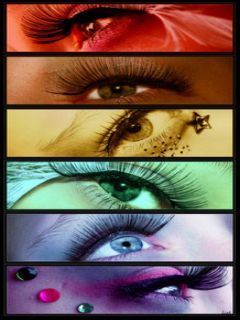 Arte de Maquillaje de Ojos Coloridos