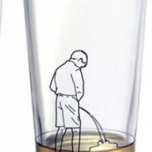 Diseño de vaso humorístico