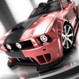 Coche Deportivo Rojo Elegante