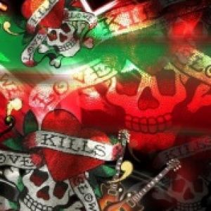Arte de Calavera y Guitarra