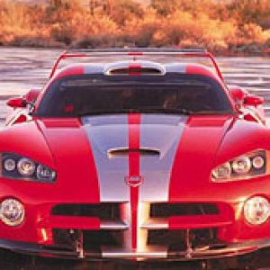 Dodge Viper Coche Deportivo Rojo