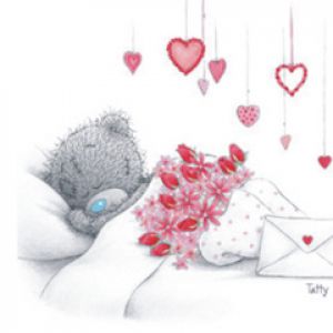Tierno Oso con Corazones