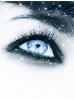 Ojo Azul Brillante