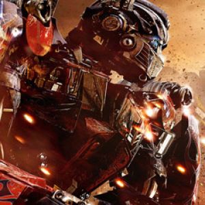 Escena de Batalla de Transformers