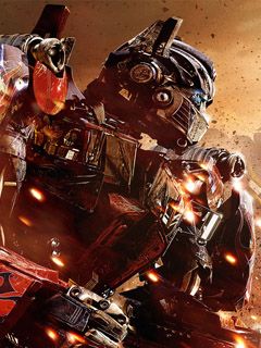 Escena de Batalla de Transformers