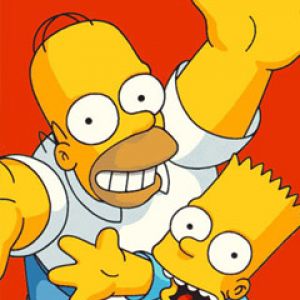 Homer y Bart Simpson