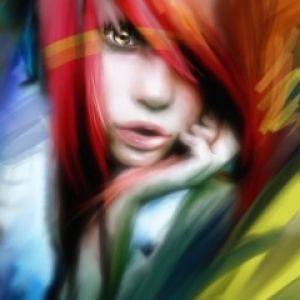 Retrato Abstracto Colorido