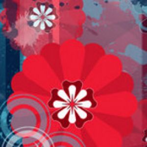 Diseño Floral Abstracto Colorido