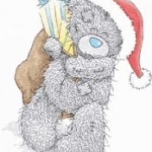Osito de Navidad con Regalos