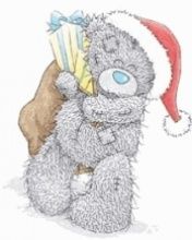 Osito de Navidad con Regalos