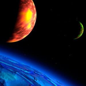 Planetas Coloridos en el Espacio