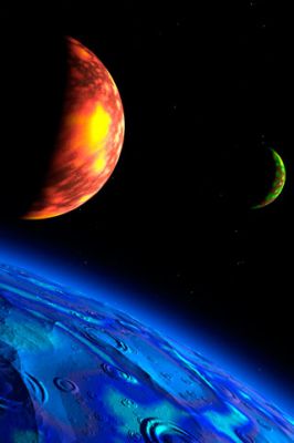 Planetas Coloridos en el Espacio