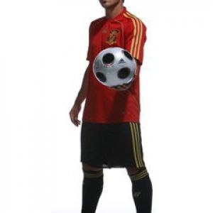 Jugador de Fútbol con Balón