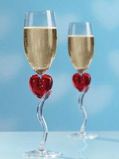 Copas de Champán Románticas