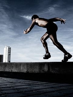 Atleta Dinámico en Acción