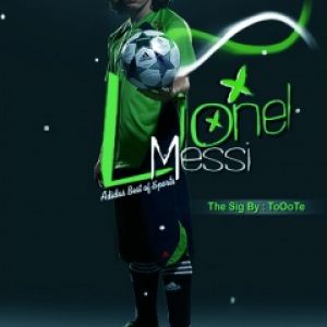 Estrella del Fútbol Lionel Messi