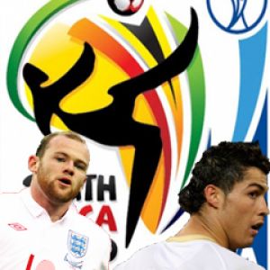 Acción de Fútbol de Ronaldo y Rooney