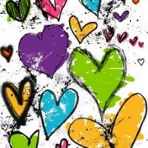 Ilustraciones de Corazones Coloridos
