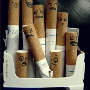 Cigarrillos Divertidos con Caras