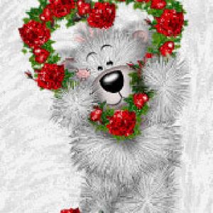Oso Lindos con Rosas