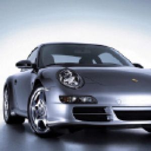 Coche Deportivo Porsche 911 Plateado