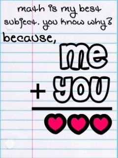 Cita de amor matemática