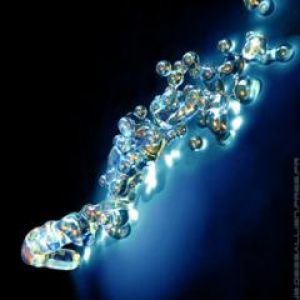 Impresionante abstracto de burbujas de agua