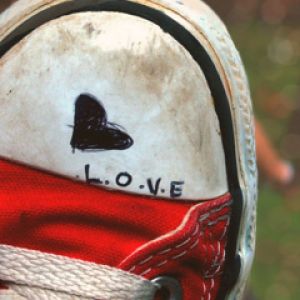 Corazón en Zapatilla