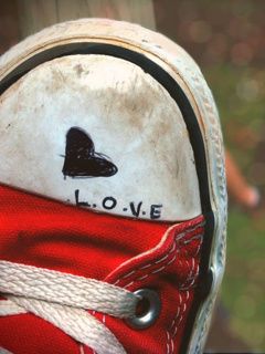 Corazón en Zapatilla