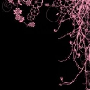 Diseño Abstracto Floral Rosa
