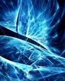 Diseño Fractal Abstracto Azul