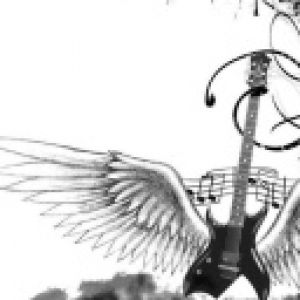 Arte de Guitarra con Alas