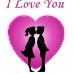 Silhouette Romántica de Amor