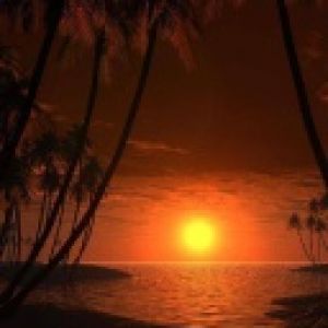 Atardecer Tropical sobre el Océano
