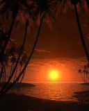 Atardecer Tropical sobre el Océano