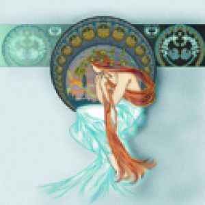 Ilustración de Mujer Art Nouveau