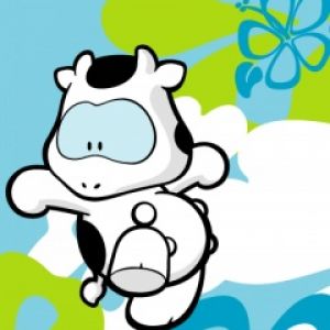 Vaca de Dibujos Animados Linda