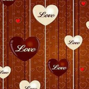 Patrón de Corazones de Amor