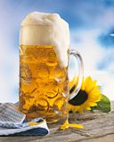 Cerveza Refrescante con Girasol